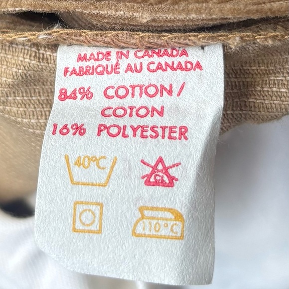 Vintage 80’s Lee Riders Men's Tan Corduroy Regular Fit Pants Jeans 34x32 EUC - Picture 2 of 8